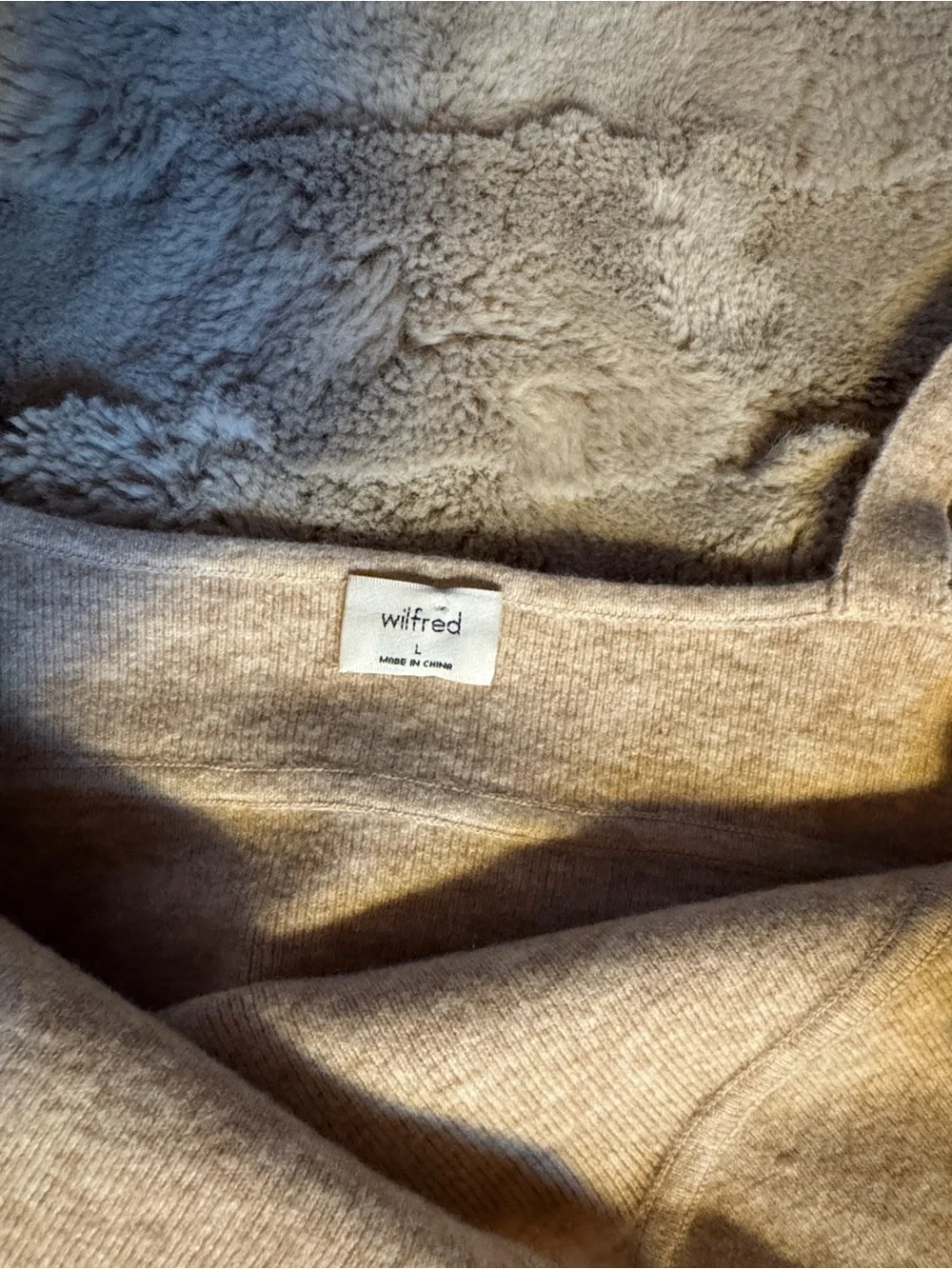 Wilfred Beige Ribbed Tank Top - Picture 5 of 5